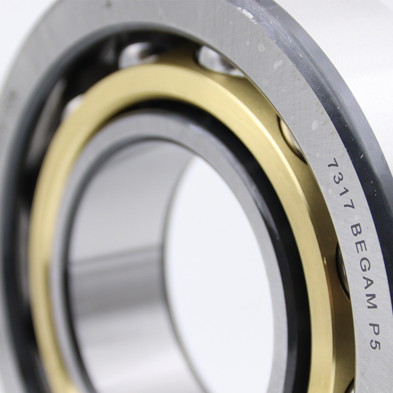 7317BECBM Angular contact ball bearings 