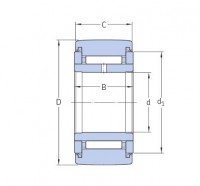 Support rollers, with flange rings